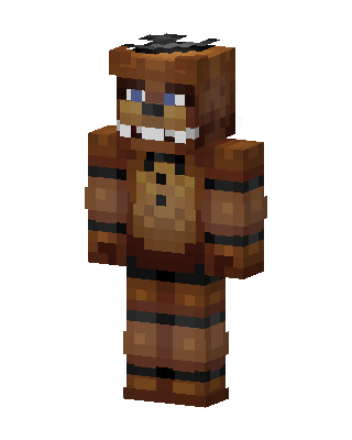 Freddy Fazbear Minecraft skin