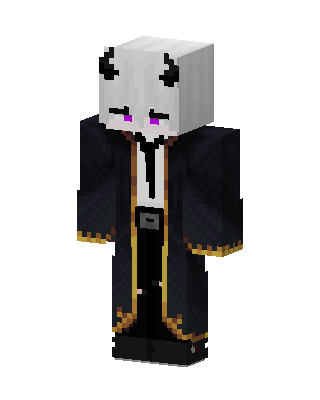 Horned Pale Lord skin, 3D preview