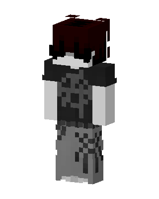 Dark Red Emo skin, 3D preview