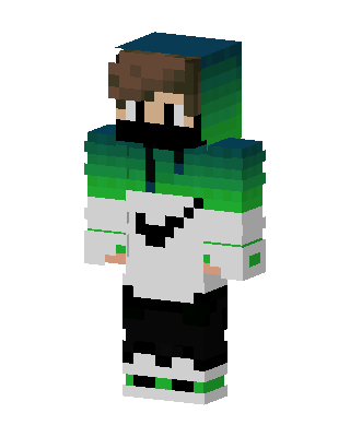 Green Hoodie Boy Minecraft skin