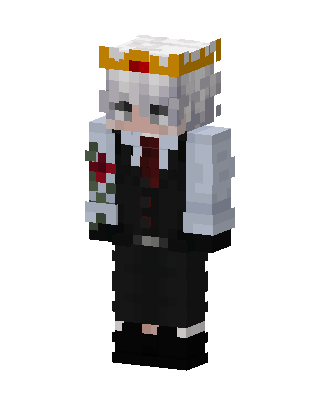 Crowned Gentleman skin, 3D preview