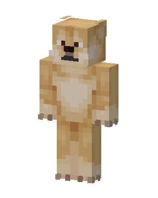 Shiba Inu skin, 3D preview