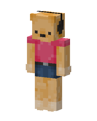 Gold Gamer Girl Minecraft skin