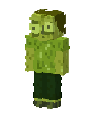 Swamp Zombie skin, 3D preview
