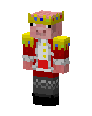 Technoblade skin, 3D preview