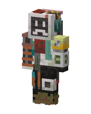 Scrap Robot skin, 3D preview