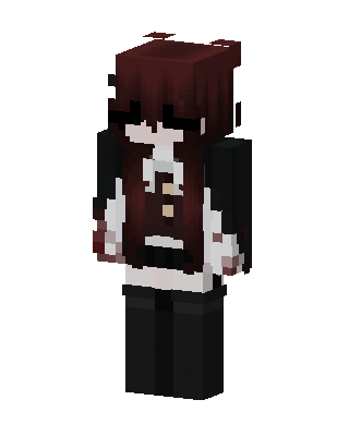 Brown Emo Girl skin, 3D preview
