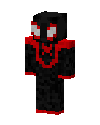 Miles Morales skin, 3D preview