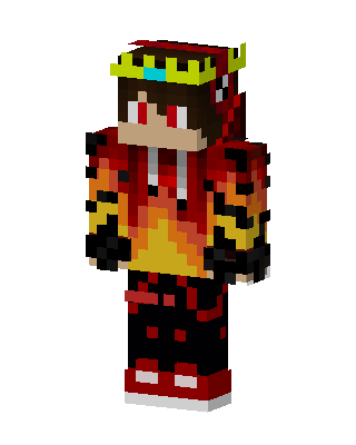 Red Royal Boy skin, 3D preview