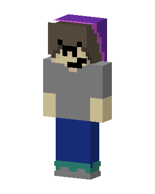 Gray Player Boy Minecraft skin