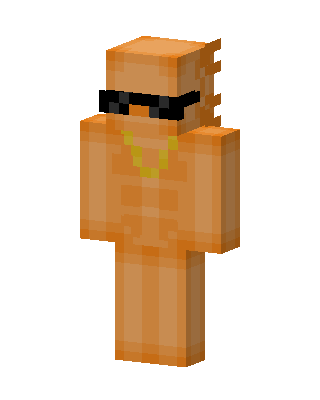 Orange Player Boy Minecraft skin