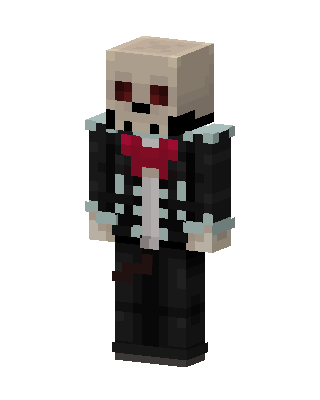 Black Holiday Boy skin, 3D preview