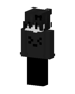 Shadow Kitty Hoodie skin, 3D preview