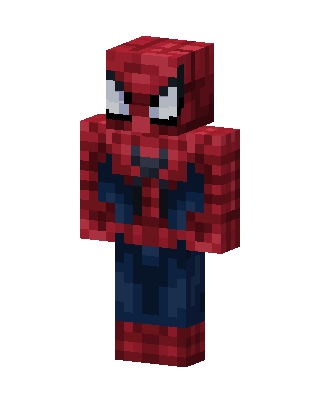 Spider-Man skin, 3D preview