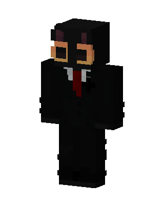 Suited Shadow skin, 3D preview