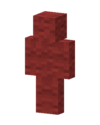 Red Wool Block skin, 3D preview