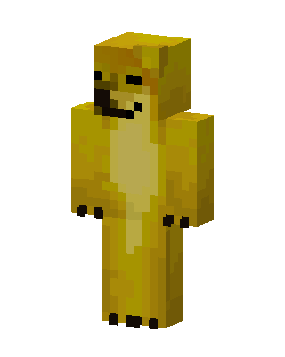 Doge skin, 3D preview
