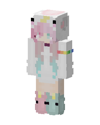 White Anime Girl Minecraft skin
