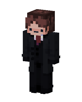 Gentleman In Black skin, 3D preview