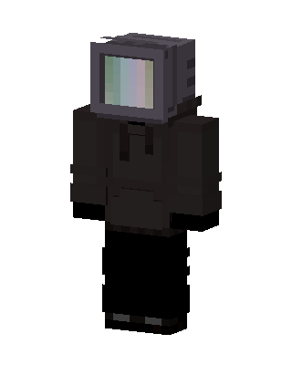 TV Man Minecraft skin