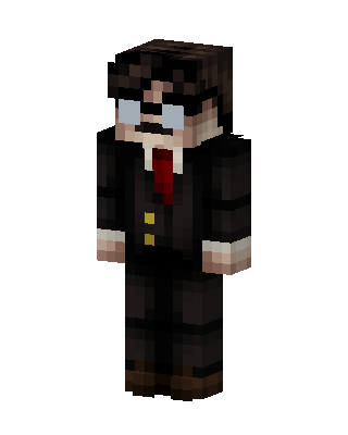 Black Villain Boy Minecraft skin