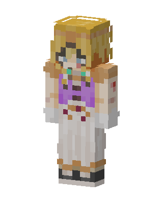 White Hero Girl Minecraft pastel skin