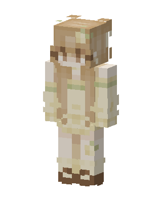 White Player Girl Minecraft pastel skin