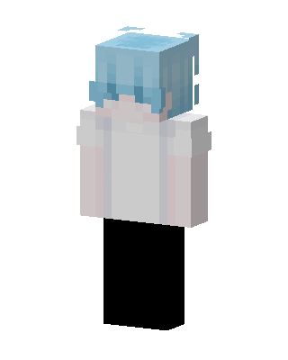 White Cutie Girl skin, 3D preview
