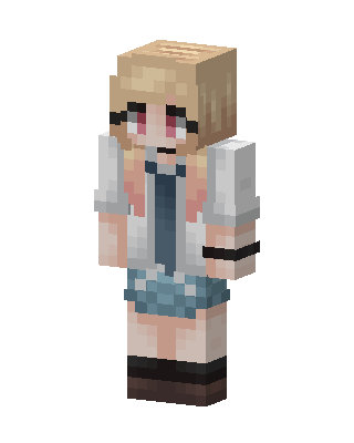 Lab Coat Girl Minecraft cute skin
