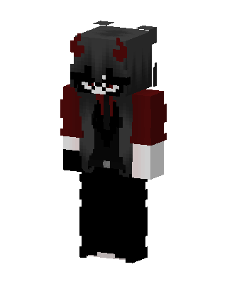 Black Anime Girl Minecraft skin