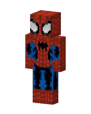 Spider-Man skin, 3D preview