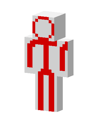 Red Stick Figure skin, 3D preview