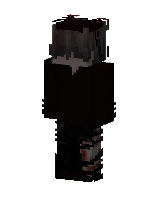 Black Player Boy skin, 3D preview
