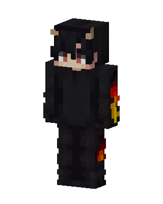 Flame Demon Hoodie Minecraft skin
