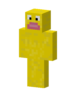 Rubber Duck skin, 3D preview