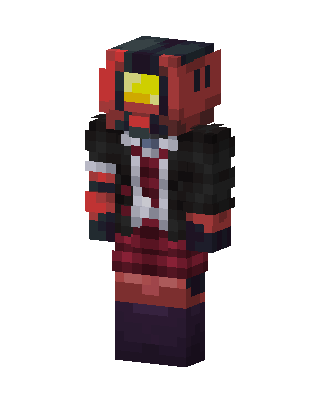 Red Masked Gamer Boy Minecraft skin