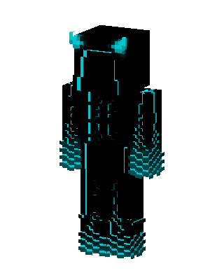 Black Robot Boy skin, 3D preview