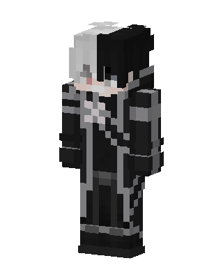 Monochrome Exorcist skin, 3D preview