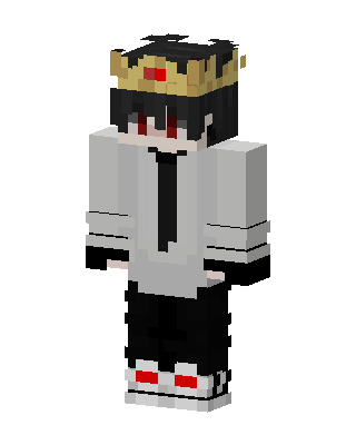 Crowned Red Eyes skin, 3D preview