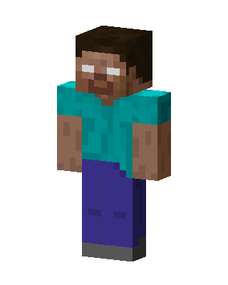 Teal Mob Boy skin, 3D preview