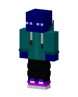 Teal Player Boy Minecraft skin