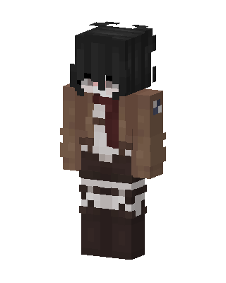 Brown Soldier Girl Minecraft skin