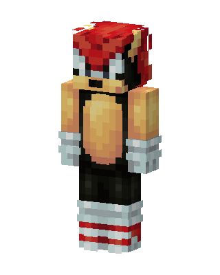 Red Hedgehog Minecraft skin