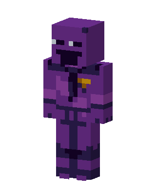 Purple Guy skin, 3D preview