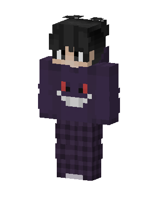 Gengar Hoodie Minecraft skin