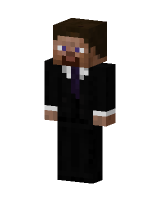 Black Suit Boy Minecraft black skin