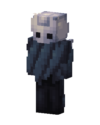 Gray Masked Hero Boy skin, 3D preview