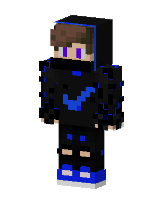 Blue Shadow skin, 3D preview