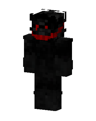 Black Ninja Boy skin, 3D preview