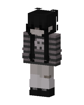 Gray Mob Girl Minecraft mob skin